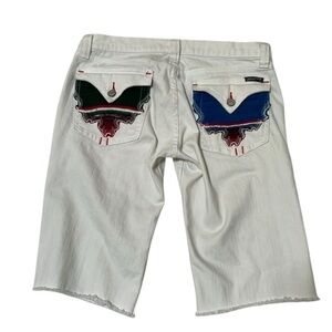 Miss Me Bermuda White Jeans Size 31